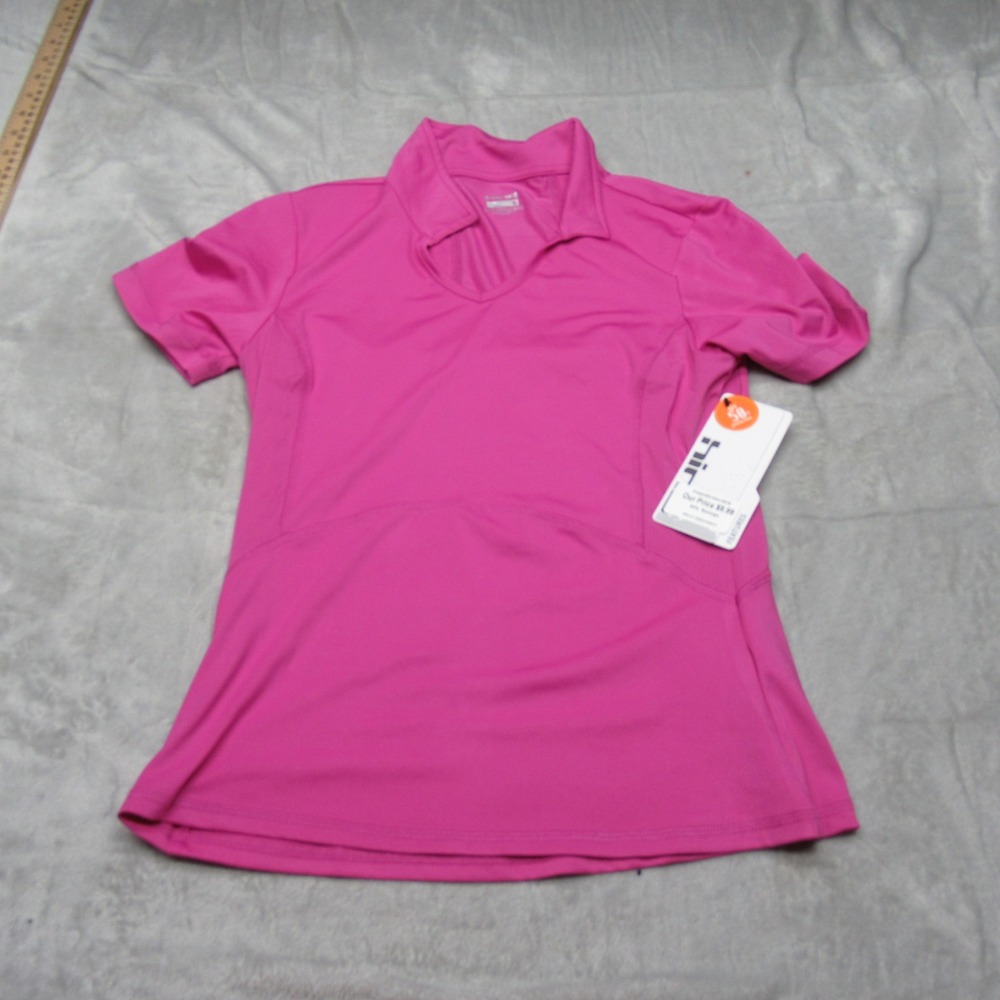 Hind Shirt Women Small Pink Short Sleeve Athletic Top UPF 50+ Wicking $38 NEW